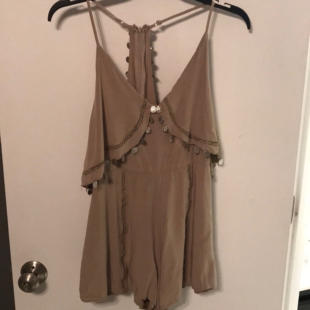 Taupe Romper
